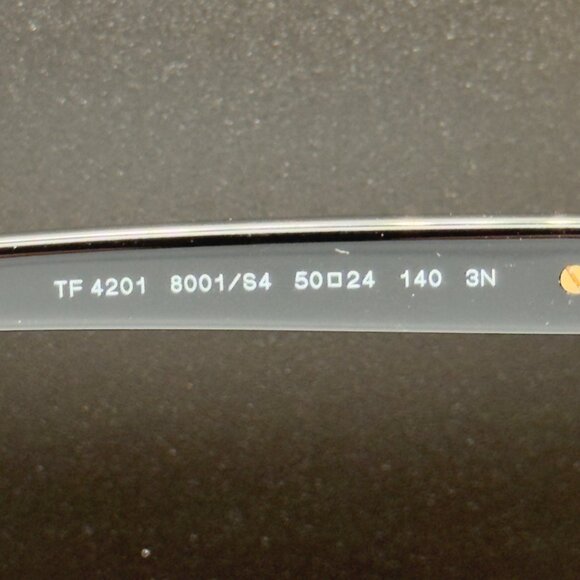 Tiffany & Co TF 4201 8001/S4 Black Round Sunglasses Grey Lens 50 24 140 main image 9